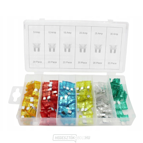 Biztosítékkészlet 120 db F01151, A-TC509, TA1405