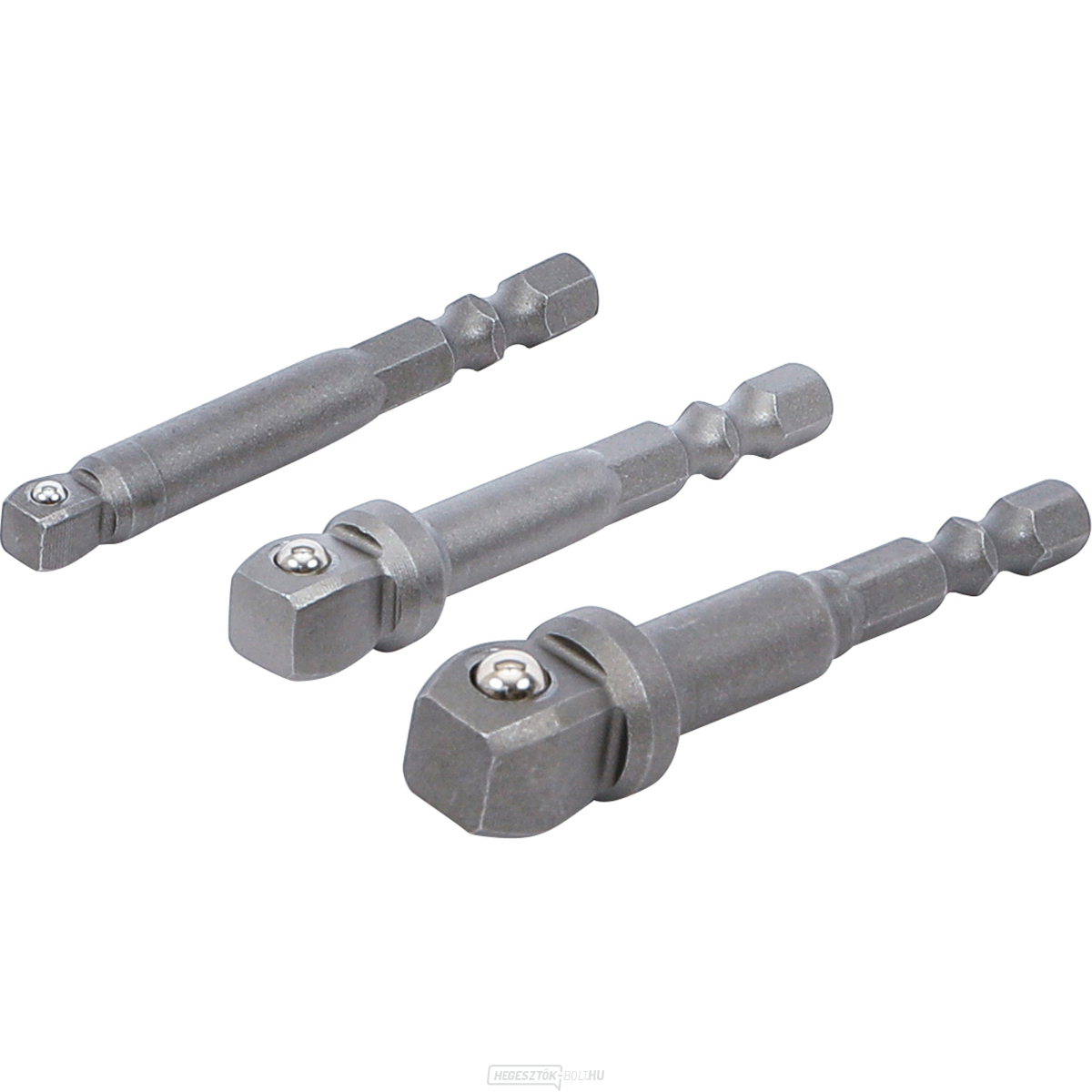 Összecsukható adapter készlet fúrógépekhez BGS 9162 | meghajtó külső hatszög 6,3 mm (1/4") | 3 részes
