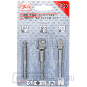 Összecsukható adapter készlet fúrógépekhez BGS 9162 | meghajtó külső hatszög 6,3 mm (1/4