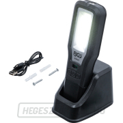 COB LED munkalámpa BGS 85347 | összecsukható | töltőállomással gallery main image