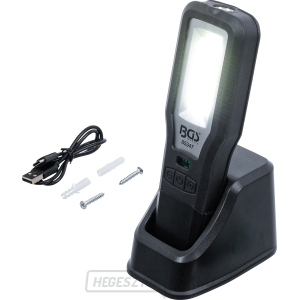 COB LED munkalámpa BGS 85347 | összecsukható | töltőállomással gallery main image