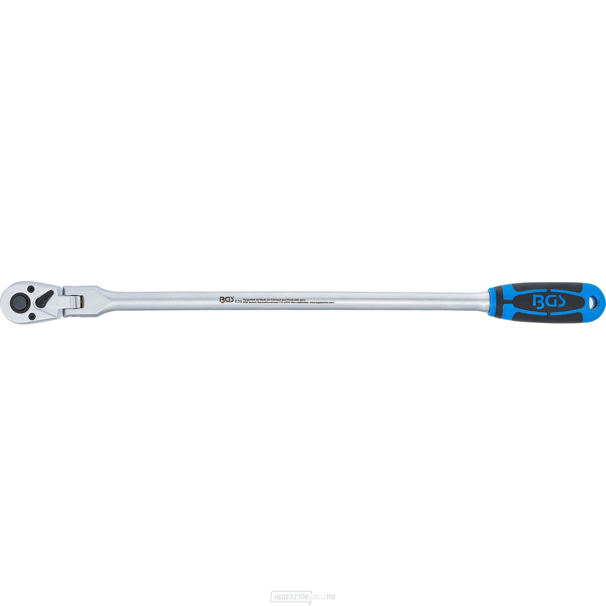 Csuklós racsnis BGS 639 | zárható | nagyon hosszú | 10 mm (3/8") | 457 mm