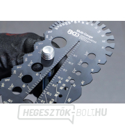 Csavar- és menetmérő BGS 74248 | hüvelykes méretek | 1/4 - 2