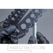 Csavar- és menetmérő BGS 74248 | hüvelykes méretek | 1/4 - 2