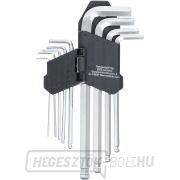 Szögkulcs készlet BGS 815 | hatlapú foglalat/hatlapú foglalat gömbfejjel 1,5 - 10 mm | 9 darabos Előnézet 