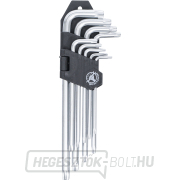 Szögkulcs készlet BGS 816 | hosszú | T-profil (Torx-hoz) | T10 - T50 | 9 darabos Előnézet 