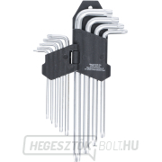 Szögkulcs készlet BGS 816 | hosszú | T-profil (Torx-hoz) | T10 - T50 | 9 darabos Előnézet 