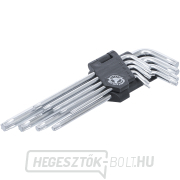 Szögkulcs készlet BGS 816 | hosszú | T-profil (Torx-hoz) | T10 - T50 | 9 darabos Szögkulcs készlet BGS 816 | hosszú | T-profil (Torx-hoz) | T10 - T50 | 9 darabos gallery main image
