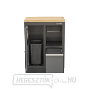 Műhelyszekrény fa munkalappal Matabro SET-CA01066 | szemétre | 680x465x950 mm Előnézet 