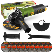 Procraft PW1550 sarokcsiszoló + 10x CD125x1.0b vágókorong fémdobozban | SPW1550/CD125x1.0b Procraft PW1550 sarokcsiszoló + 10x CD125x1.0b vágókorong fémdobozban | SPW1550/CD125x1.0b gallery main image