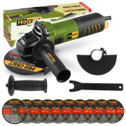 Sarokcsiszoló Procraft PW2200 + 10x vágókorong CD125x1.0b fémdobozban | SPW2200/CD125x1.0b Sarokcsiszoló Procraft PW2200 + 10x vágókorong CD125x1.0b fémdobozban | SPW2200/CD125x1.0b gallery main image