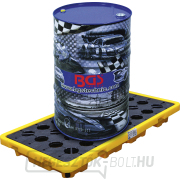 Olajleeresztő és csepptálca BGS 70047 | ráccsal rács | 2 x 200 l-es hordókhoz Előnézet 
