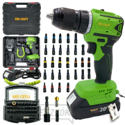 Procraft SPA18LiN akkus fúró-csavarozó BS-32 bitkészlettel | SPA18LiN/BS-32 Procraft SPA18LiN akkus fúró-csavarozó BS-32 bitkészlettel | SPA18LiN/BS-32 gallery main image