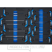 Műhelykocsi betét 3/3: csavarhúzó készlet T-fogantyúval | belső hatszögletű, T-profil (Torx-hoz) BGS 4148 | 18 kötet Műhelykocsi betét 3/3: csavarhúzó készlet T-fogantyúval | belső hatszögletű, T-profil (Torx-hoz) BGS 4148 | 18 kötet gallery main image