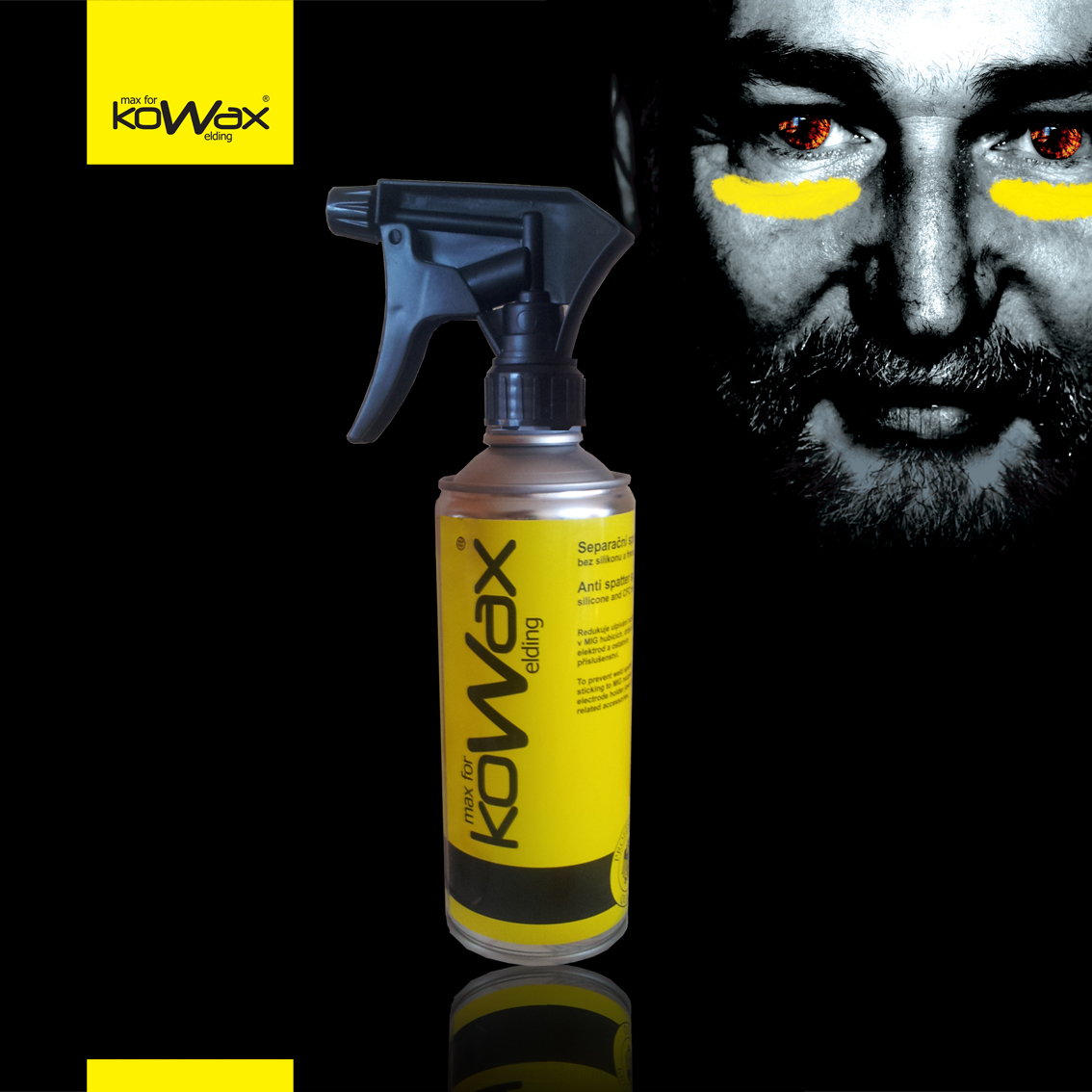 KOWAX permetező 500 ml (fém tartály/hegy/redukáló/permetező)