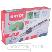 Akkumulátoros műanyag tűzőhegesztő, USB töltés náhled