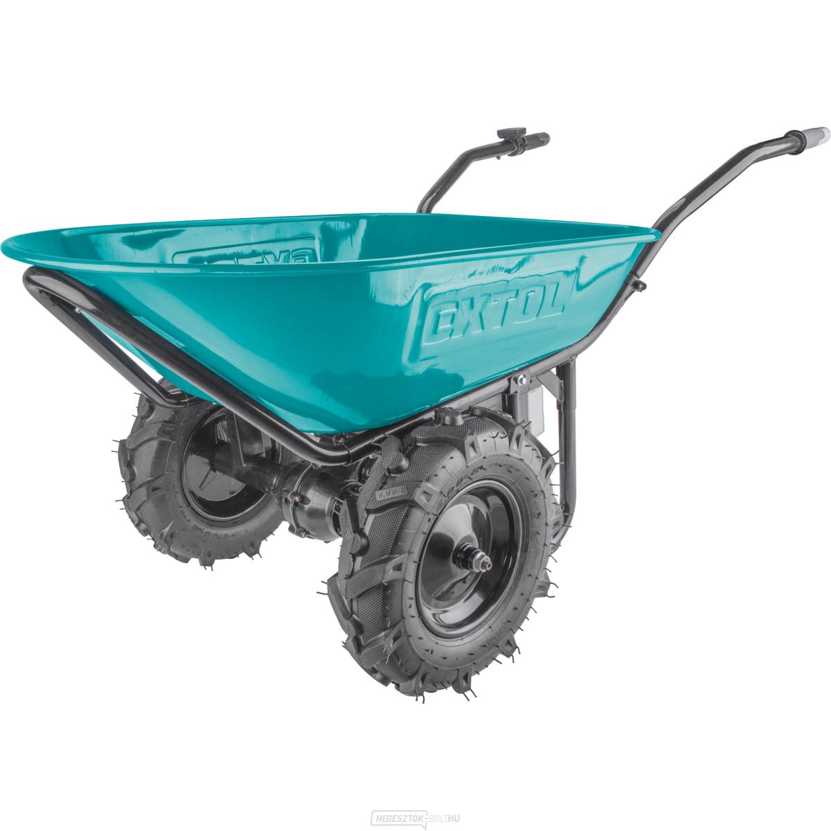 Kétkerekű talicska akkumulátor sebességváltóval SHARE20V, 260kg, 100l, akkumulátor és töltő nélkül