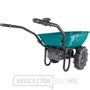 Kétkerekű talicska akkumulátor sebességváltóval SHARE20V, 260kg, 100l, akkumulátor és töltő nélkül náhled