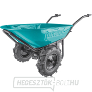 Kétkerekű talicska akkumulátor sebességváltóval SHARE20V, 260kg, 100l, akkumulátor és töltő nélkül gallery main image