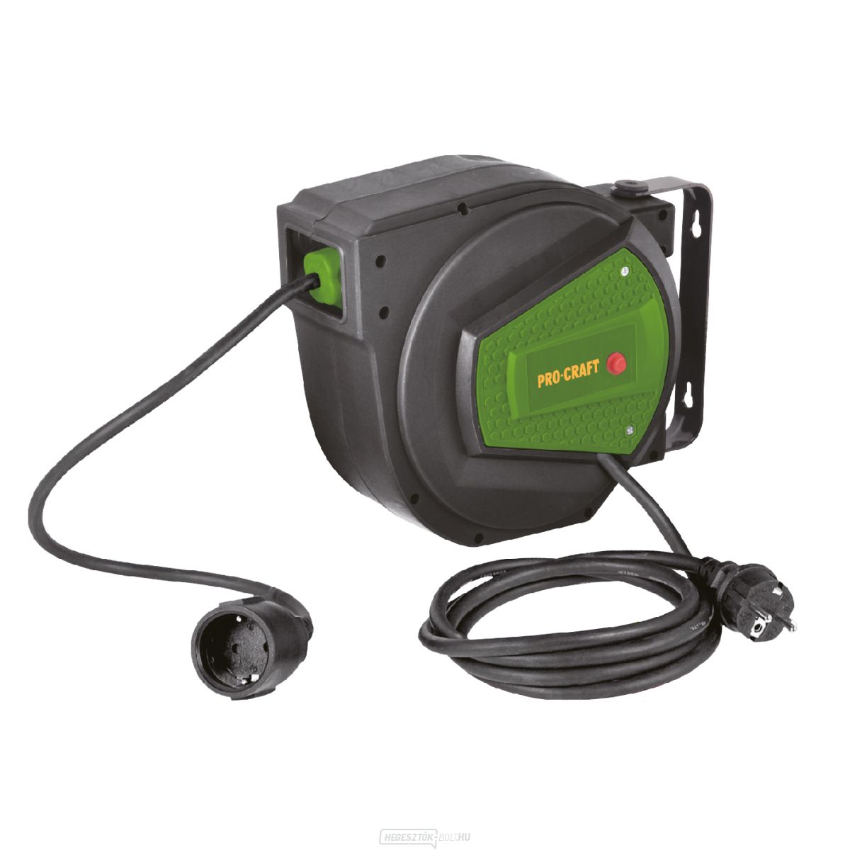 Öntekercselő hosszabbító kábel, dob Procraft EK25N | EK25N