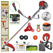 Benzines bozótvágó elektromos indítással Procraft 357GBC-EL | 357GBC-EL Benzines bozótvágó elektromos indítással Procraft 357GBC-EL | 357GBC-EL gallery main image