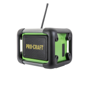 Procraft PJS20 akkumulátoros rádió DAB+, FM, Bluetooth 5.3, 80W (akkumulátor és töltő nélkül) | PJS20bb náhled