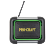 Procraft PJS20 akkumulátoros rádió DAB+, FM, Bluetooth 5.3, 80W (akkumulátor és töltő nélkül) | PJS20bb náhled