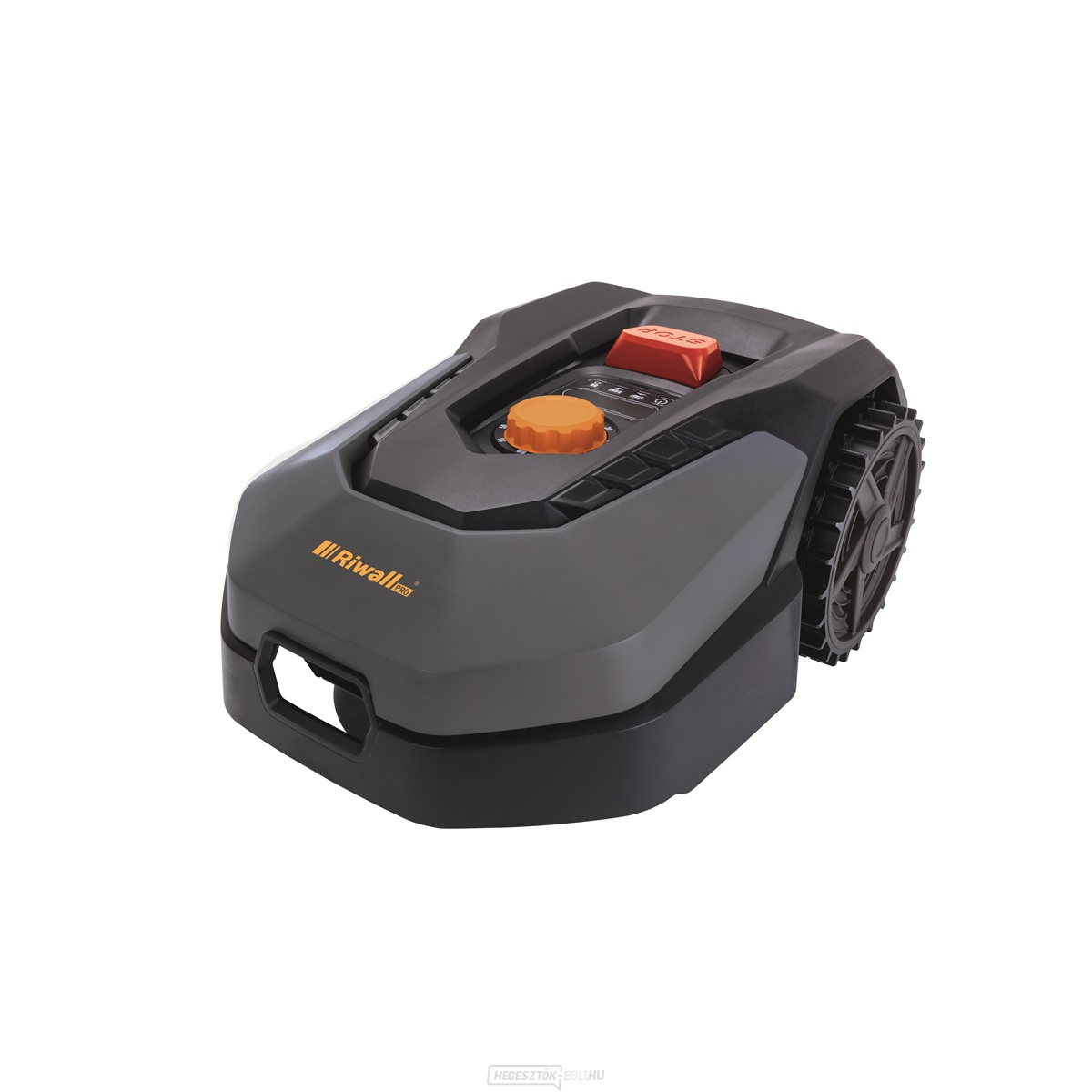 Riwall PRO RRM 650 APP akkumulátoros robotfűnyíró 600 m2 WiFi vagy Bluetooth vezérléssel