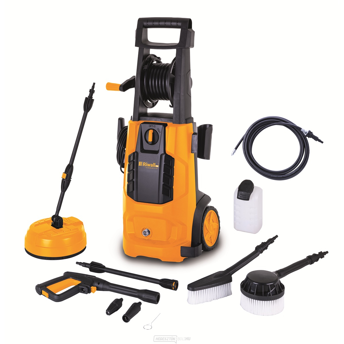 Riwall PRO REPW 180 SET elektromos magasnyomású mosó 180 bar tartozékokkal