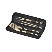 Riwall PRO RBBQ 4B SET 4 részes prémium rozsdamentes acél grillező szerszámkészlet Előnézet 