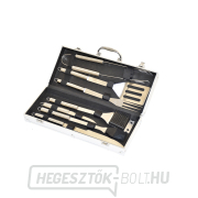 Riwall PRO RBBQ 7S SET 7 részes rozsdamentes acél grillszerszám készlet tokban Előnézet 