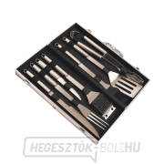 Riwall PRO RBBQ 7S SET 7 részes rozsdamentes acél grillszerszám készlet tokban gallery main image