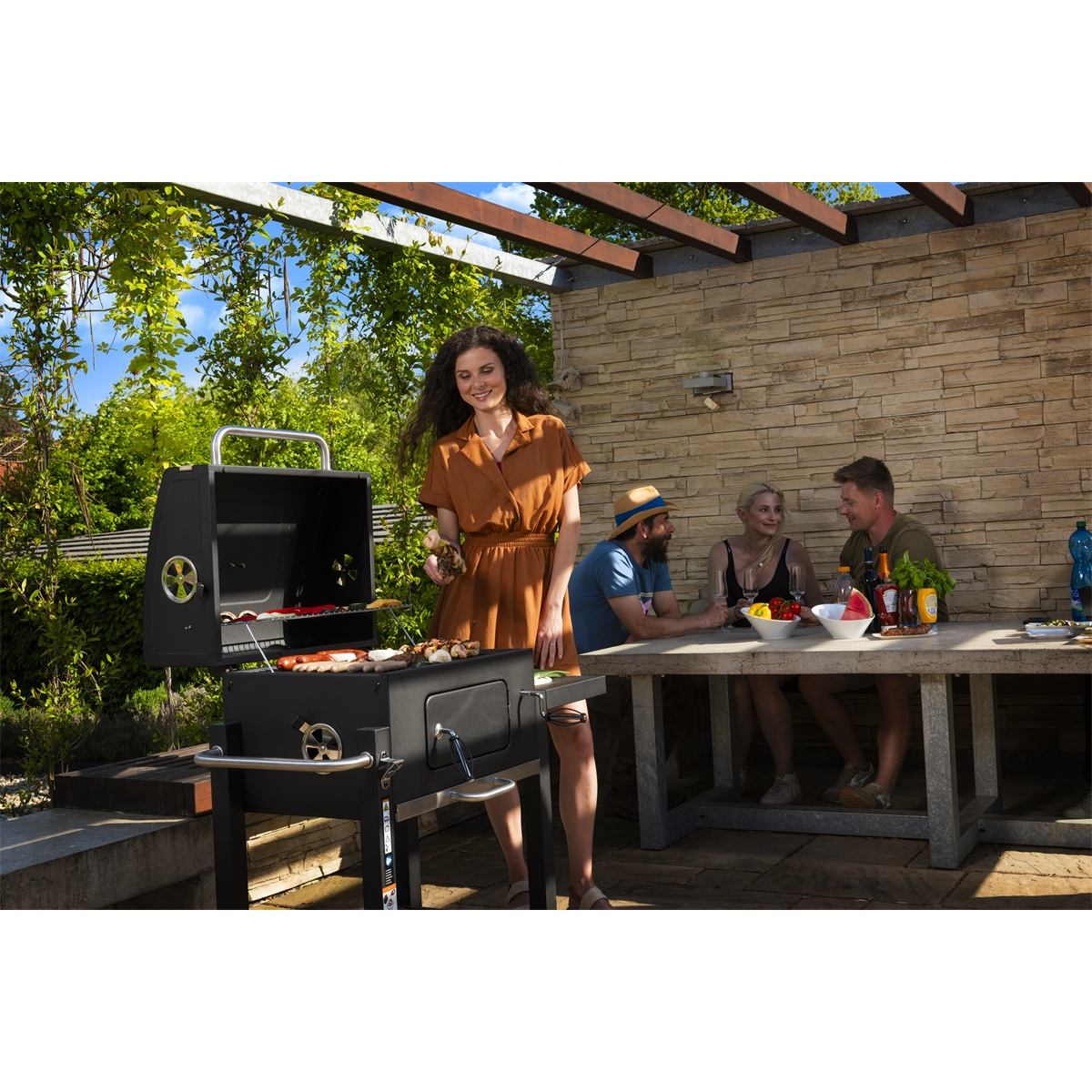 Riwall PRO RCG 60 faszén grill Riwall PRO Előnézet 