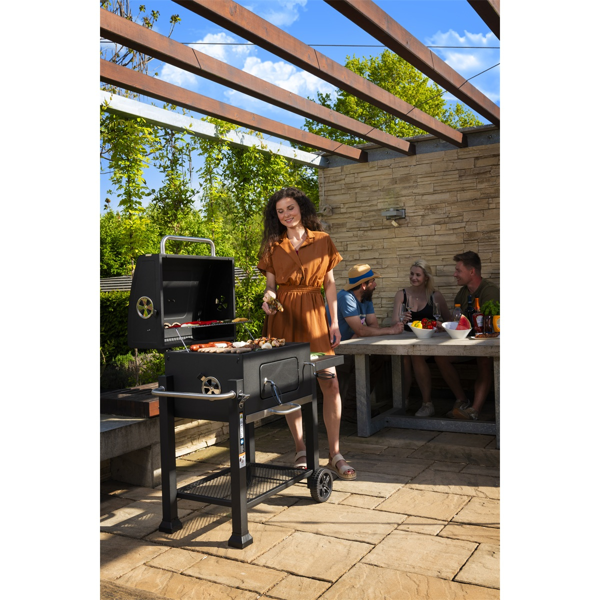 Riwall PRO RCG 60 faszén grill Riwall PRO Előnézet 
