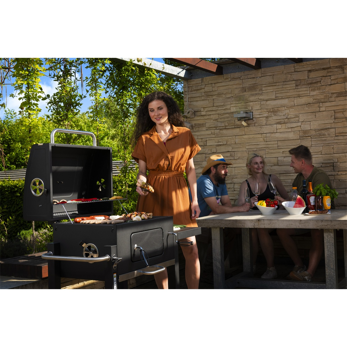 Riwall PRO RCG 60 faszén grill Riwall PRO Előnézet 
