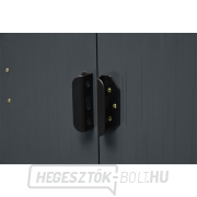 Riwall PRO RMSA 12x10 antracit fém kerti ház 3 x 3,7 m antracit nyeregtetővel náhled