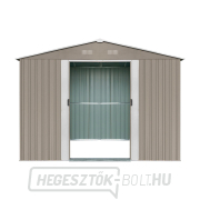 Riwall PRO RMSA 12x10 Barna fém kerti ház 3 x 3,7 m nyeregtetős barna Előnézet 