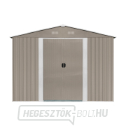 Riwall PRO RMSA 12x10 Barna fém kerti ház 3 x 3,7 m nyeregtetős barna Előnézet 