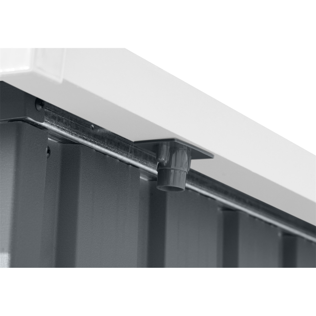 Riwall PRO RMSP 9x8 Antracit LUX fém kerti ház 2,4 x 2,8 m antracit tetővel Előnézet 
