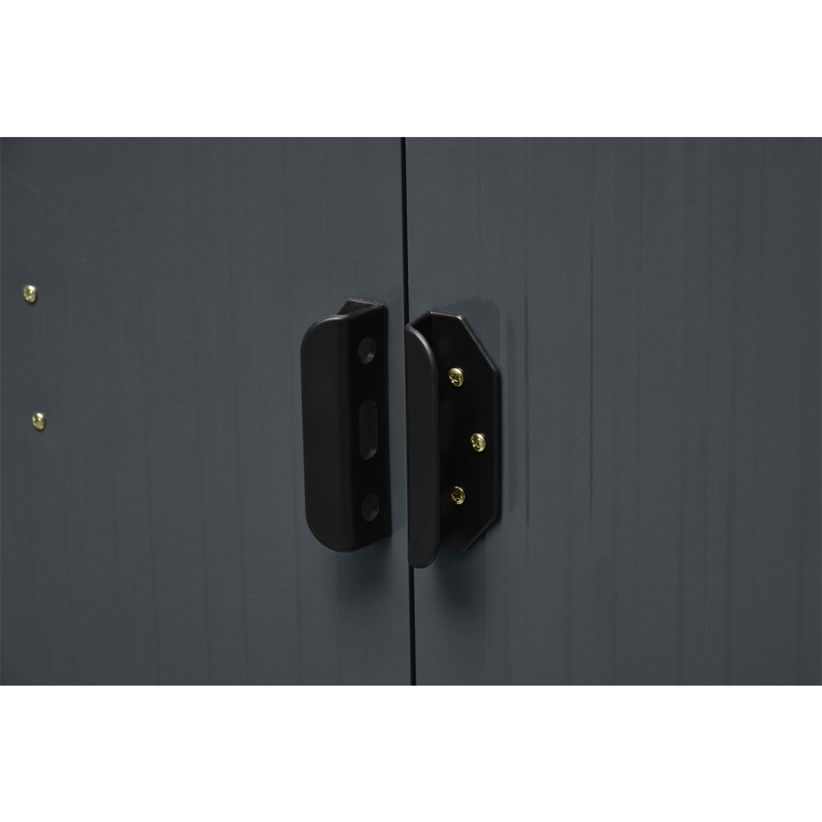 Riwall PRO RMSP 9x8 Antracit LUX fém kerti ház 2,4 x 2,8 m antracit tetővel Előnézet 