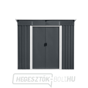 Riwall PRO RMSP 9x8 Antracit LUX fém kerti ház 2,4 x 2,8 m antracit tetővel Előnézet 