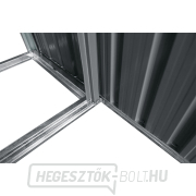 Riwall PRO RMWS 3x9 antracit faház fészerrel 2,7 x 1,6 m antracit kontyolt tetővel Előnézet 