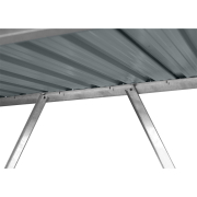 Riwall PRO RMWS 3x7 antracit faház 2 x 1,5 m antracit tetővel náhled