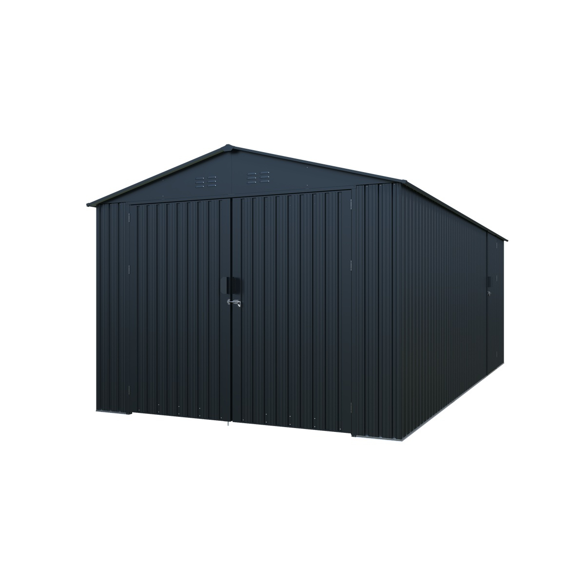 Riwall PRO RMCG 20x10 Antracit fémgarázs 3 x 6 m nyeregtetős antracit Előnézet 