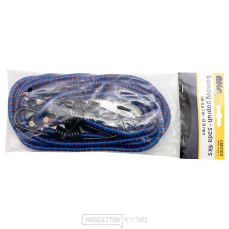 Gumi heveder készlet 8mm/1,0m - 4 db