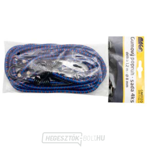 Gumi heveder készlet 8mm/1,2m - 4 db Gumi heveder készlet 8mm/1,2m - 4 db gallery main image