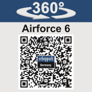 Scheppach Air Force 6 hibrid kompresszor (20 V akkumulátor, 12 V, 230 V) náhled