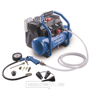 Scheppach C-ACT160/6-X 20 V akkumulátoros olajmentes kompresszor 6 l (akkumulátor és töltő nélkül) Scheppach C-ACT160/6-X 20 V akkumulátoros olajmentes kompresszor 6 l (akkumulátor és töltő nélkül) gallery main image