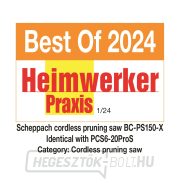 Scheppach BC-PS150-X 20 V akkumulátoros metszőfűrész (akkumulátor és töltő nélkül) Előnézet 