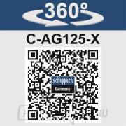 Scheppach C-AG125-X akkus 20 V-os sarokcsiszoló (akkumulátor és töltő nélkül) náhled